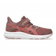 ASICS JOLT 1014A299-602 ΠΑΙΔΙΚΑ ΑΘΛΗΤΙΚΑ ΠΑΠΟΥΤΣΙΑ ΚΟΡΙΤΣΙ ΣΚΟΥΡΟ ΡΟΖ-ΚΕΡΑΜΙΔΙ